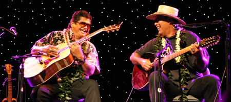 Led Kaapana and Mike Kaawa