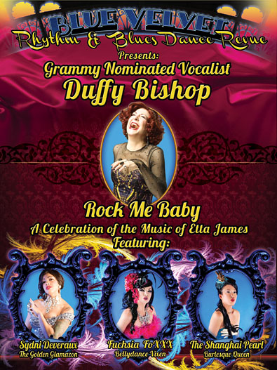 Duffy Bishop In “Rock Me Baby” A Celebration of the Music of Etta James