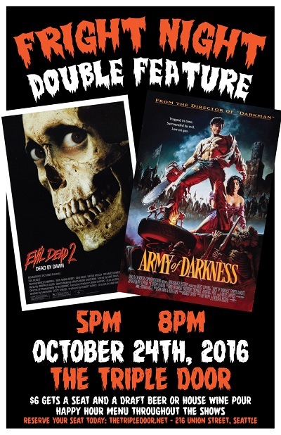 Fright Night Double Feature - Evil Dead 2 & Army of Darkness